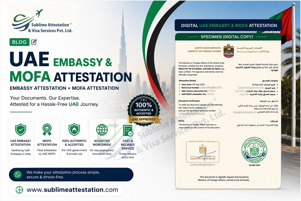Sublime Attestation Services in Delhi