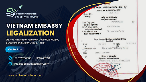 Sublime Attestation Services in Delhi
